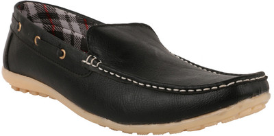 

Exotique EX0021Black Loafers For Men(Black