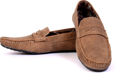 

Sam Stefy Teak Loafers For Men(Tan)