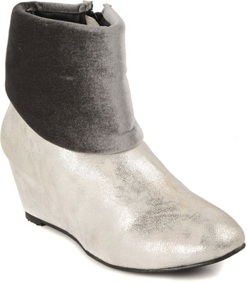 

Bruno Manetti 5015 Boots For Women(White, Grey