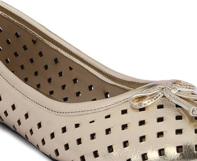 Chemistry Lase Cut Ballerinas