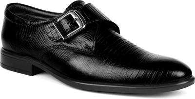 

Escaro Monk Strap For Men(Black