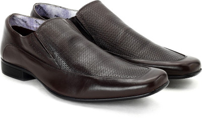 

Provogue Slip On Shoes For Men(Brown)