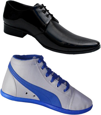 

Shoe Striker Casuals For Men(Black, Black & grey