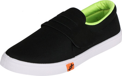 

Fiaste Black Green Loafers Loafers For Men(Black