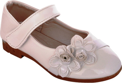 

Glinchy Comfortable Party Wear Synthetic Leather Bellies For Women(White