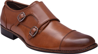 

Sir Corbett Monk Strap Monk Strap For Men(Tan)
