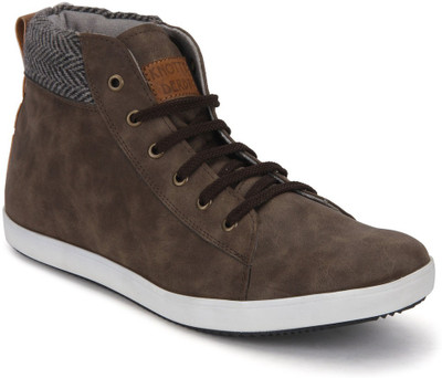 

Knotty Derby James Ankle Sneakers For Men(Brown, Grey