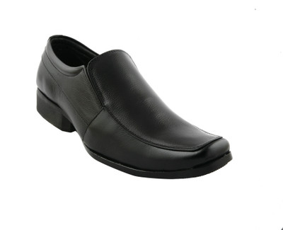 

Pureits Leathers Stylish and Elegant Slip On Shoes For Men(Black