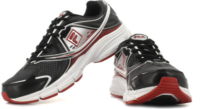 

Fila Sail Ii Running Shoes For Men(Black, Red), Black;graphite;red
