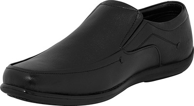 

Dokmen Black Formal shoes for Men Slip On For Men(Black