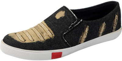 

FAUSTO Canvas Shoes For Men(Black