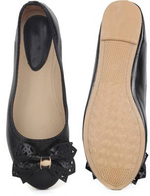 AQ Sara Perforated Bow Ballerina Bellies