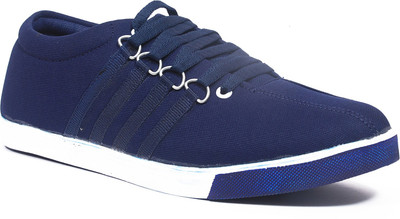 

Adjoin Steps Canvas Shoes For Men(Blue)