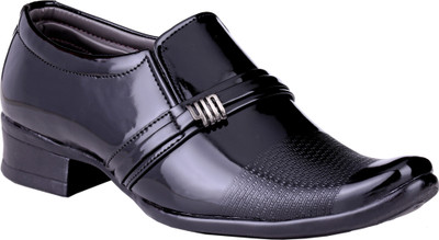 

Shoe Day Shoe Day Patent Monk Strap Shoes For Men(Black)