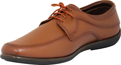 

Dokmen Tan Rust Formal shoes for Men Lace Up For Men(Tan