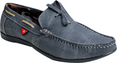 

Oora AS-BRAV-GOLD-BL Boat Shoes For Men(Black)