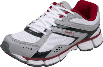

Campus TRANTON Running Shoes For Men(White), Red