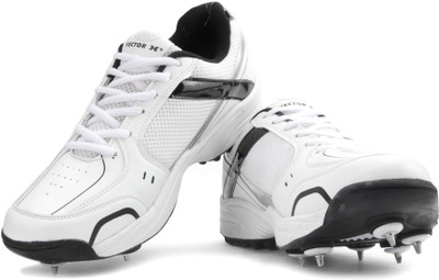 

Vector X Cricket Shoes For Men(White), White;blk;silver