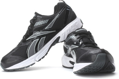 

REEBOK Active Sport II Lp Running Shoes For Men(Black, White, Blck;rvt gry;slvr