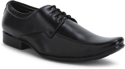 

Get Glamr Black Men's Lace Up Shoes For Men(Black)