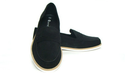 

ASM Genune Leather Formals Shoes Corporate Casuals For Women(Black