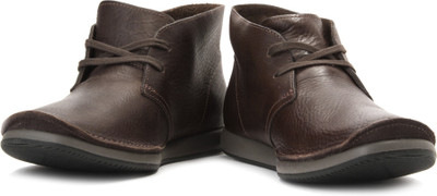 Clarks Newton Mass Boots For Men(Brown, Ebony leathe
