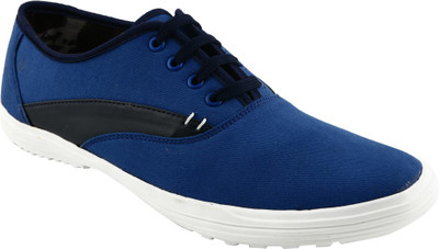 

Kraasa Solid Pattern Casual Shoes For Men(Blue, Black)