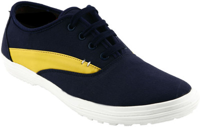 

Kraasa Solid Pattern Casual Shoes For Men(Blue, Yellow