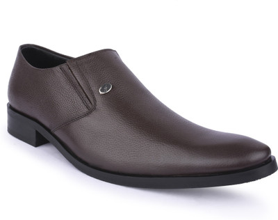 

Buckle Up MENS LEATHER SHOES BU1100_BROWN-Size- Lace Up For Men(Brown