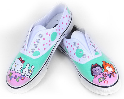 

F-Gali The Hello Kitty Low Top Canvas Shoes Canvas Shoes For Women(Multicolor