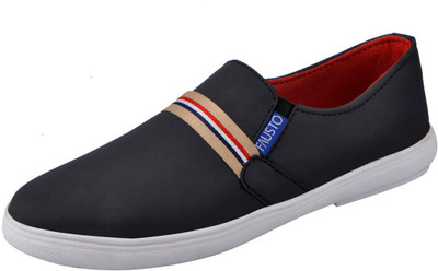 

FAUSTO Slip On Sneakers For Men(Black