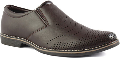 

Leather Chief Slip On For Men(Brown)