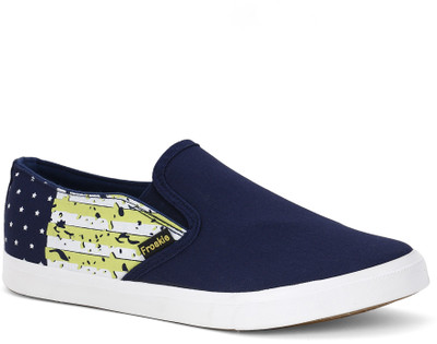 

Froskie Canvas Shoes For Men(Multicolor, Blue