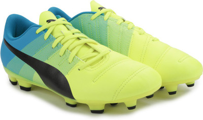 

Puma evoPOWER 4.3 FG Football Studs For Men(Blue, Yellow, Safety yellow-black-atomic blue