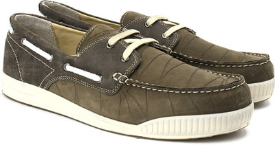

Woodland Men Boat Shoes For Men(Olive
