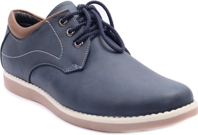 

Jroland Matte Blue Casuals For Men(Blue)