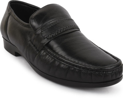 

Buckle Up MENS LEATHER SHOES BU0040_BLACK-Size- Slip On For Men(Black