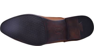 Hirel's Black Office Wear Derby Lace Up Shoes