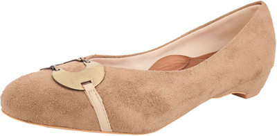 

Exotique Stylish Beige Suede Ballerinas Bellies For Women(Beige