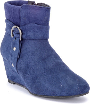 

Bruno Manetti 5013 Boots For Women(Blue