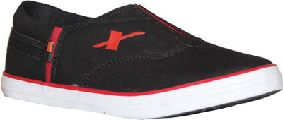 

Sparx Slip On Sneakers For Men(Black, Red