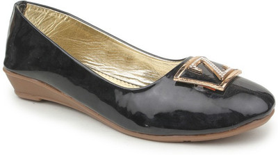 

Sindhi Footwear Venetian Bellies For Women(Black)