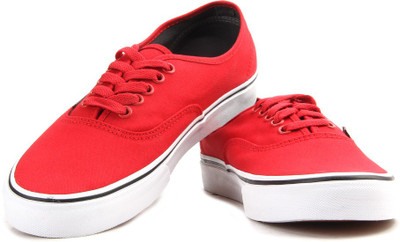 

Vans AUTHENTIC Men Sneakers For Men(Red, (sport pop) racing red/pewter