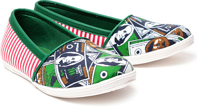 

Nell Canvas Shoes For Women(Green)