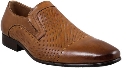 

Mochi J.Fontini Slip On Shoes For Men(Tan, 23;tan