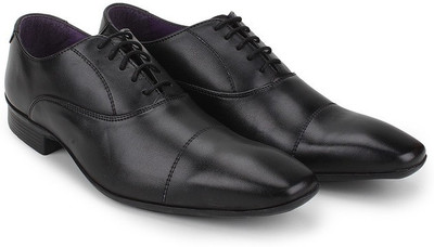 

Knotty Derby Toe Cap Oxford Lace Up For Men(Black