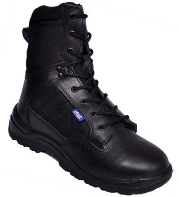 

Allen Cooper 7 Eyelets Combat Boot For Men(Black