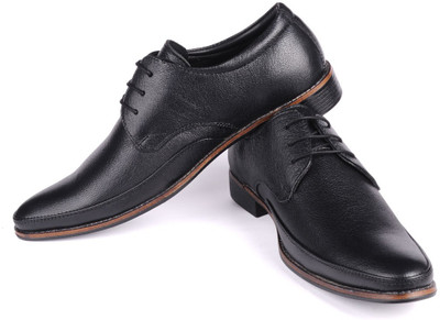 

Walker Styleways Admirable Derby Lace Up Shoes For Men(Black), Epic black