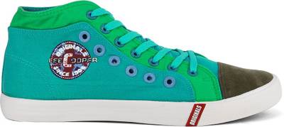 Lee Cooper Men Mid Ankle Canvas Sneakers