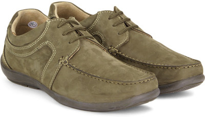 

Woodland Men Corporate Casuals For Men(Green)